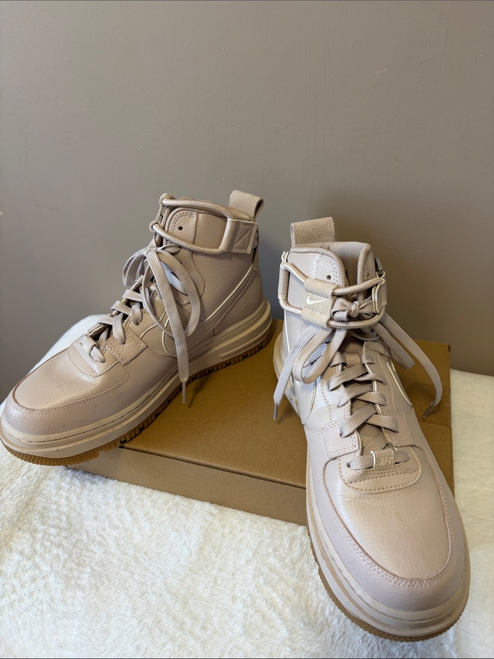 Nike Women's Light Taupe Low-Top Sneakers